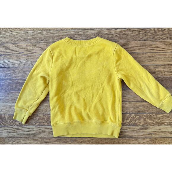 Old Navy Boys' Yellow Sports Tiger Sweatshirt Size 4 - Picture 5 of 5